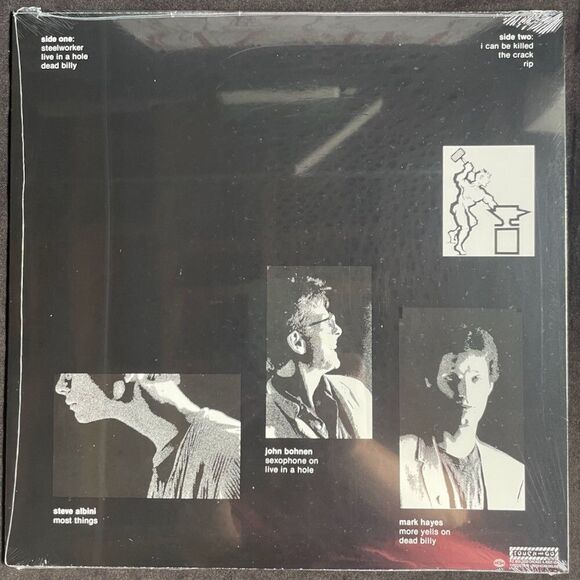 Big Black, Lungs, NEW SEALED Vinyl, EP, Reissue, Touch & Go, 2012 - Picture 3 of 3